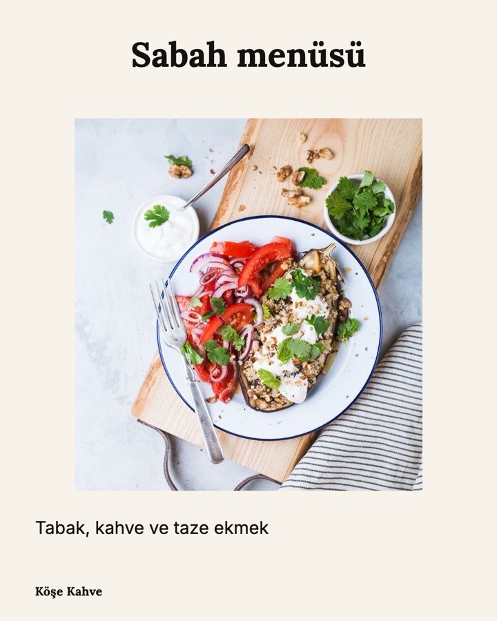 Handover'ın hazırladığı örnek bir gönderi